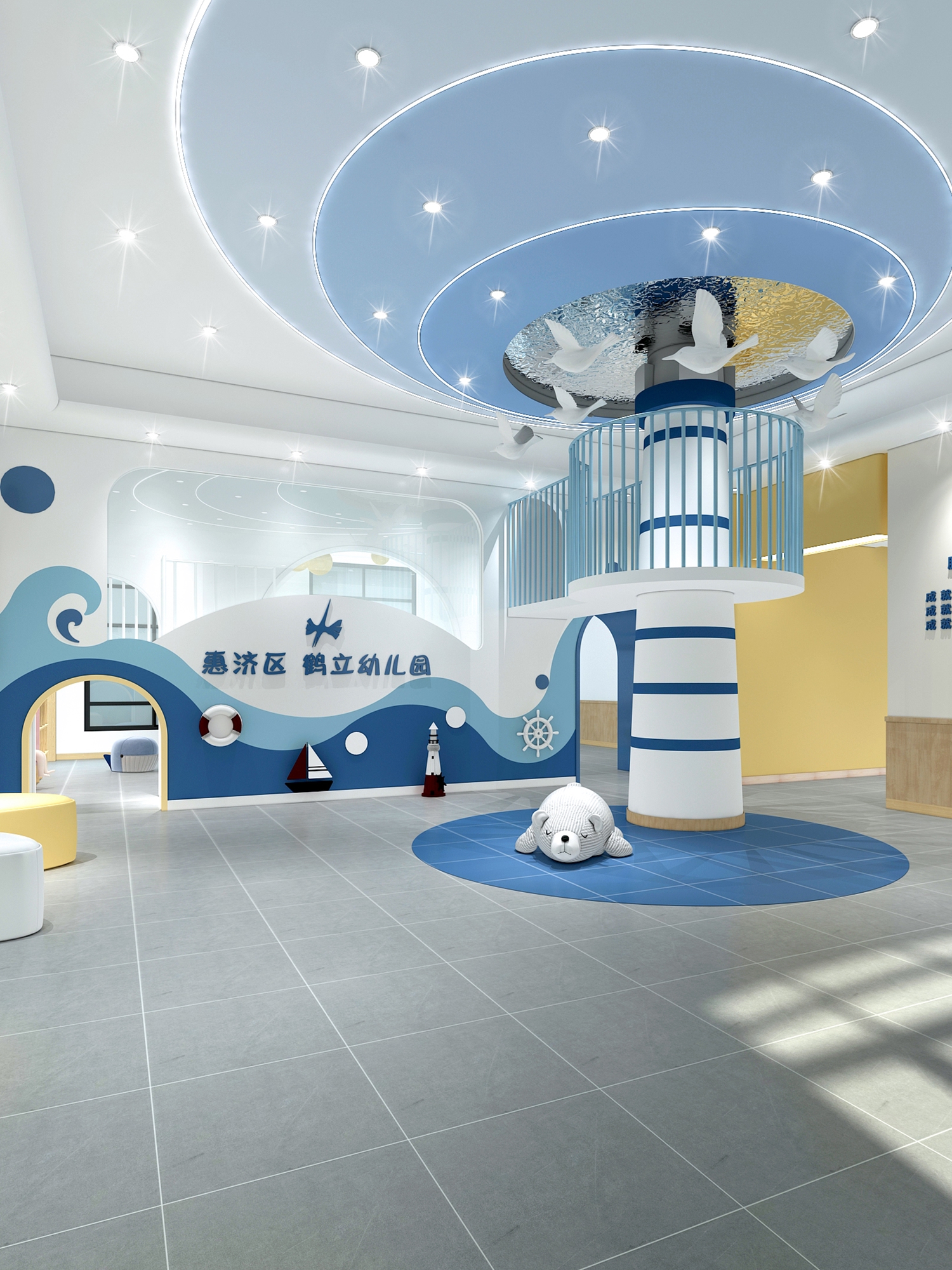 鄭州市(shì)惠濟區(qū)鶴立幼兒(ér)園-金(jīn)石裝飾裝修案例