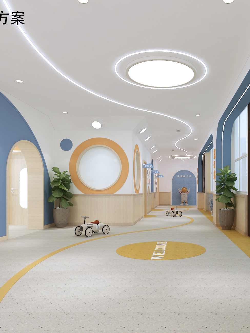 菏澤紅纓頤豪幼兒(ér)園-金(jīn)石裝飾裝修案例